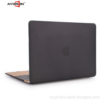 Hot sales and New arrival PC slim smart cover case durable laptop Transparent color case For Macbook retina12.1inch